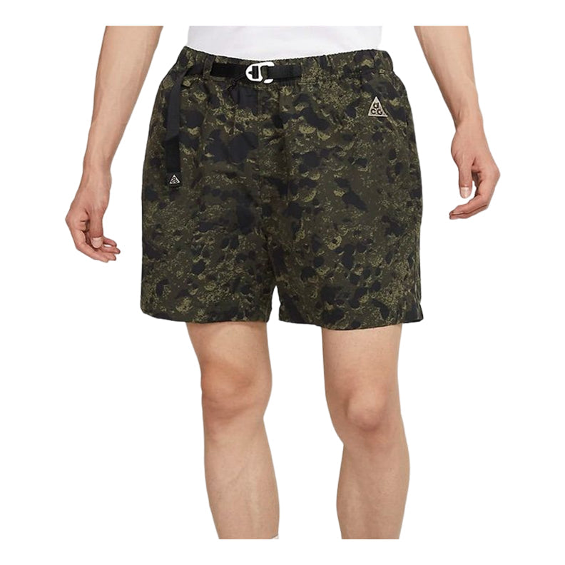 Men's Nike ACG Camouflage Belt Straight Loose Sports Shorts Camouflage DH7220-35
