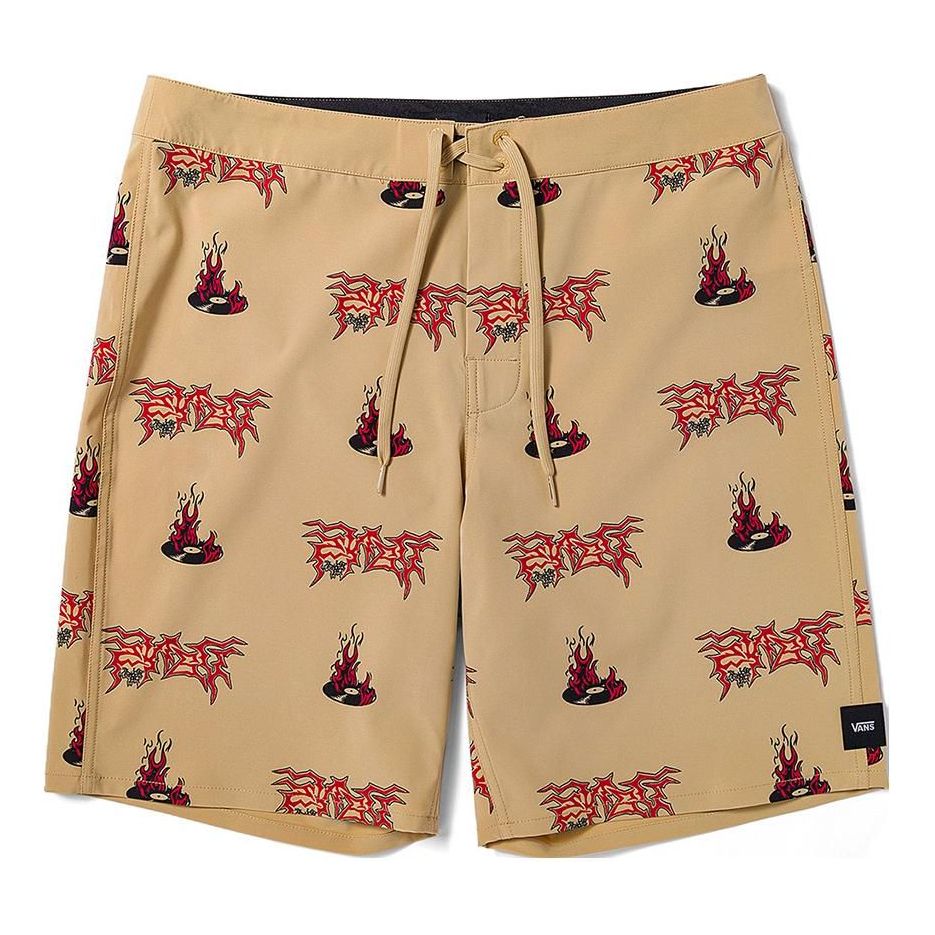 Image of Vans x OKEH Record Shorts 'Brown' VN000FTWCGU