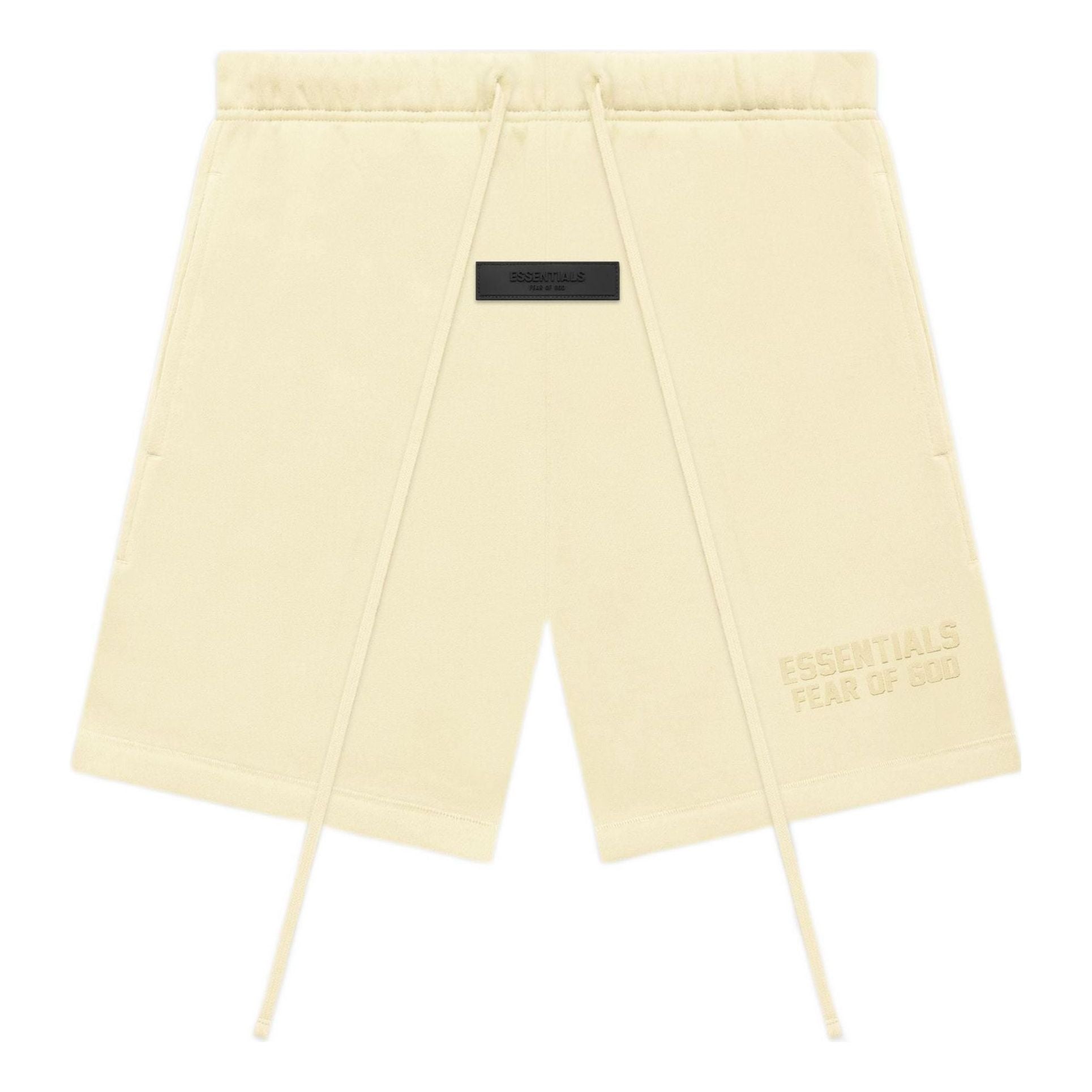 Image of Fear of God Essentials FW22 Essentials Shorts Canary FOG-FW22-608
