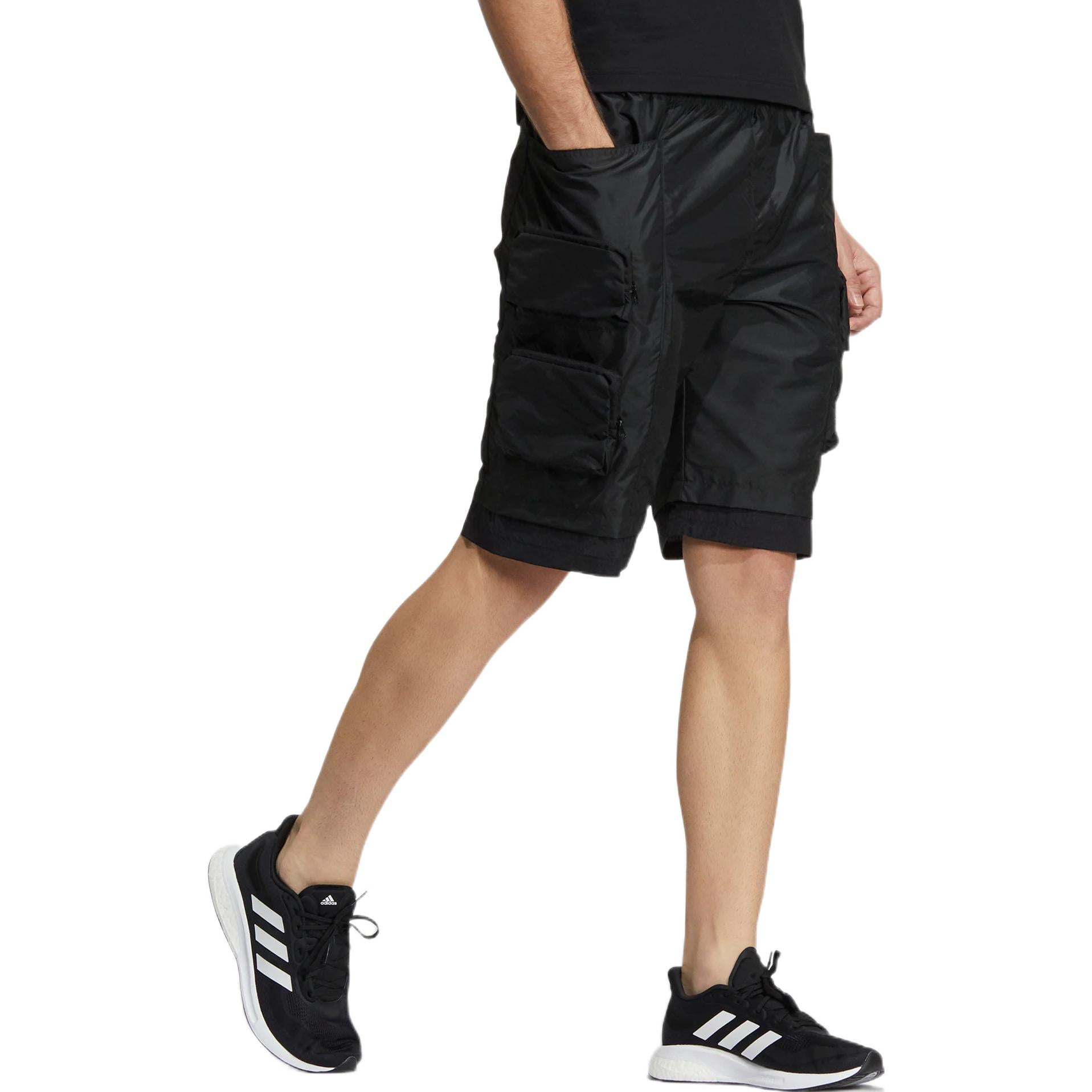 Image of adidas St Pocket Wvsh Sports Cargo Shorts Black HE7436