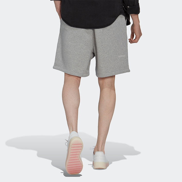 Men's adidas New Fl Shorts Solid Color Casual Straight Sports Gray HN1932