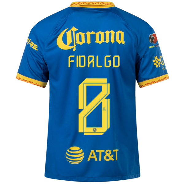 Nike Club America Alvaro Fidalgo Away Jersey 23/24 w/ Liga MX Patch (Blue Jay/To
