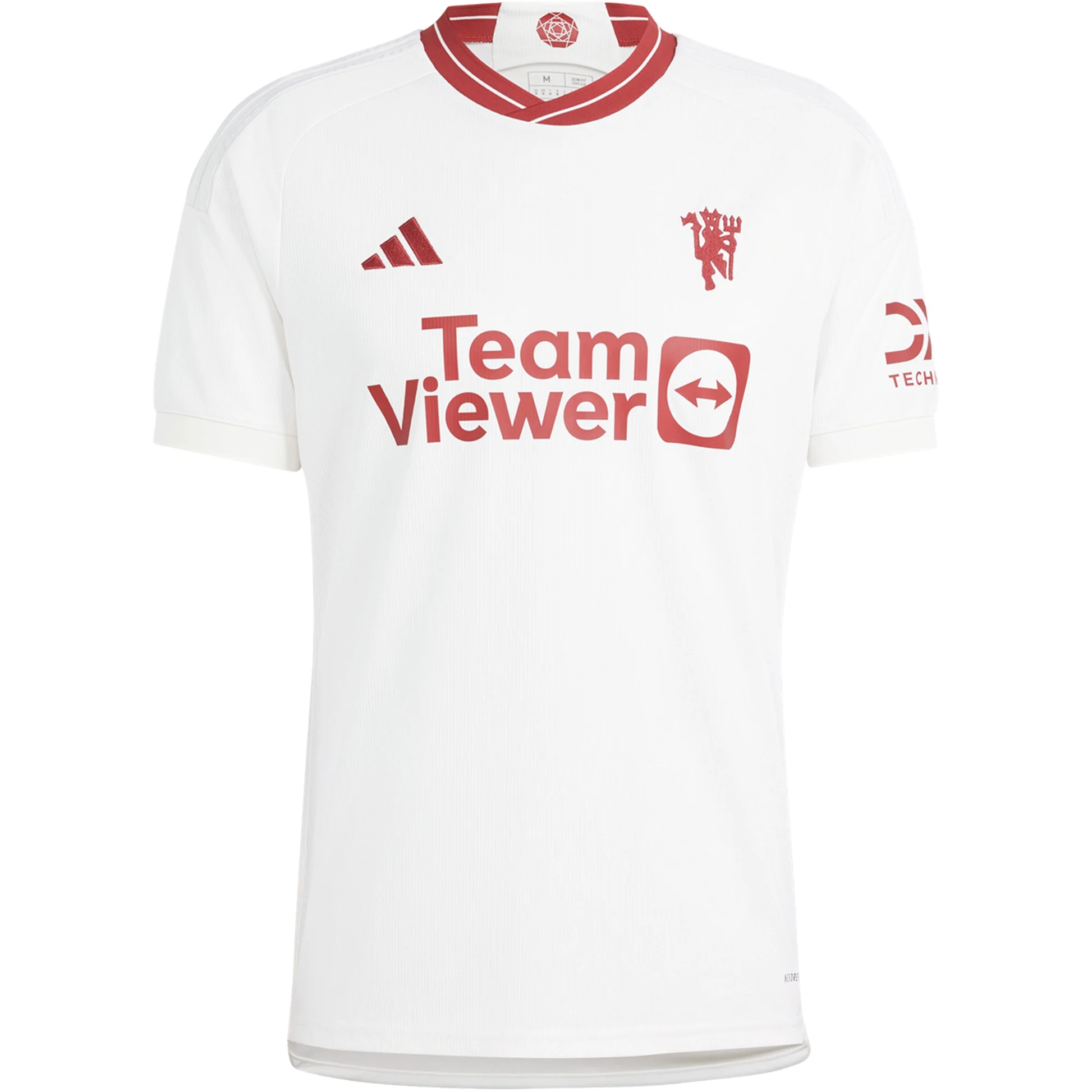 adidas Manchester United Third Jersey 23/24 (Cloud White/Red)