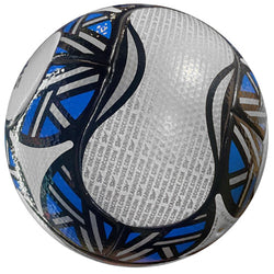 Image of Soccer Wearhouse Match Quality Soccer Ball (White/ Royal Blue)