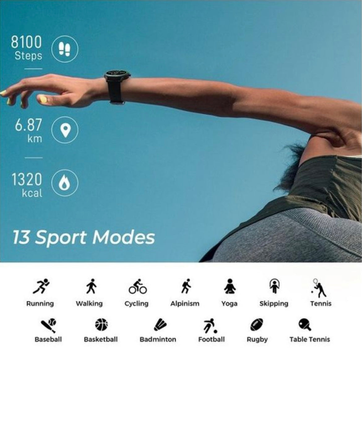 Image of Smart Fitness Tracker Watch Pro