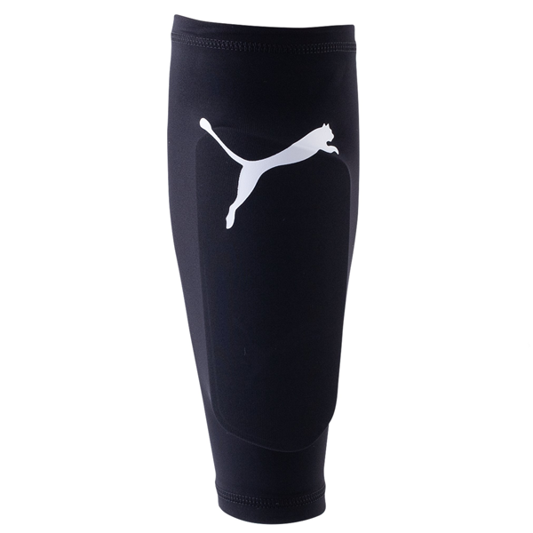 Image of Puma Ultra Light Sleeve Shin Guard (Puma Black/Puma White)
