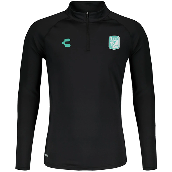 Charly Leon Training Top Jacket 23/24 (Black/Green)