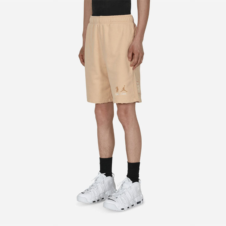 Image of Air Jordan x union Crossover Solid Color Logo Casual Sports Shorts Asia Edition