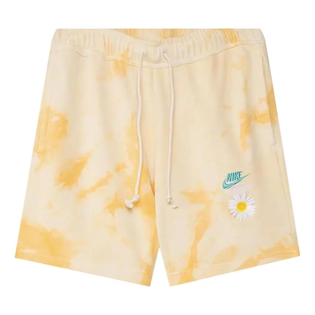 Image of Nike Sportswear French Terry Shorts 'Sanded Gold' DM5016-777