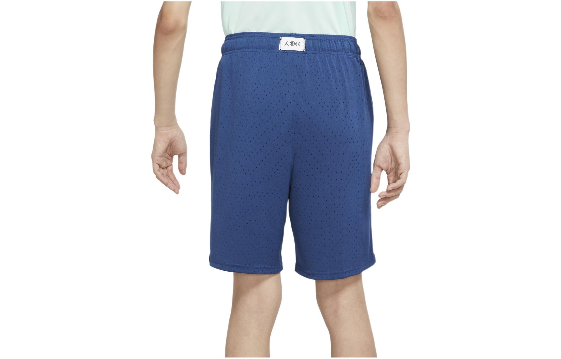 Men's Air Jordan Logo Printing Loose Drawstring Casual Shorts Glacier Blue DV503