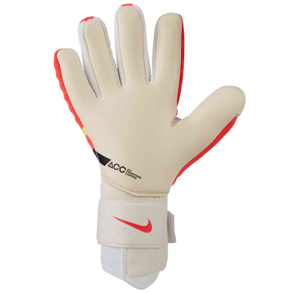 Image of Nike Phantom Elite Goalkeeper Gloves (White/Bright Crimson)
