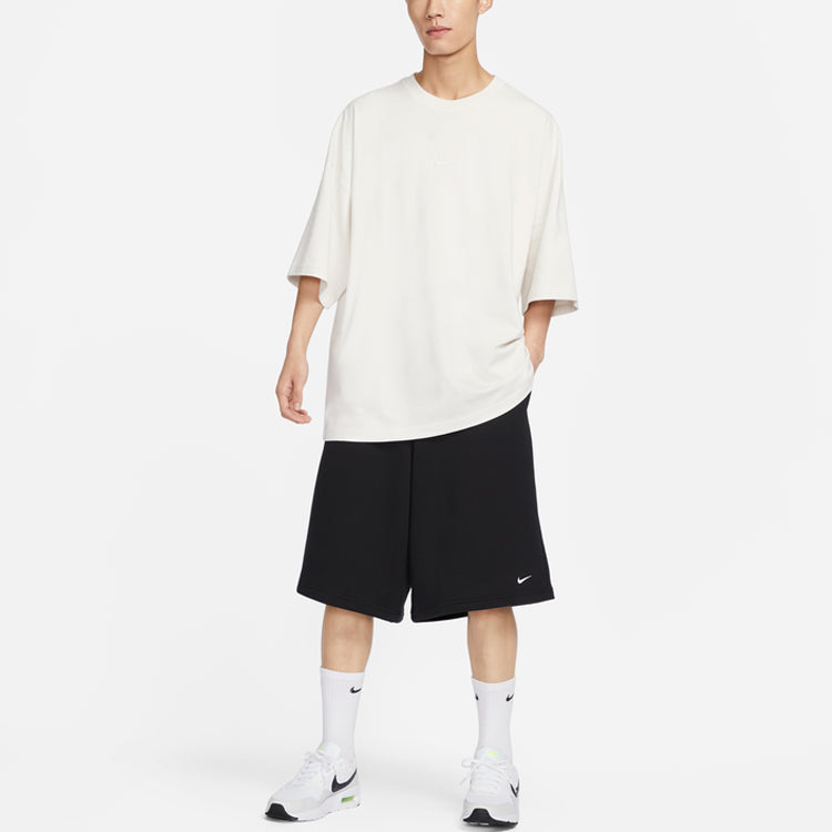 Image of Nike CIRCA French Terry Shorts 'Black' FB2816-010