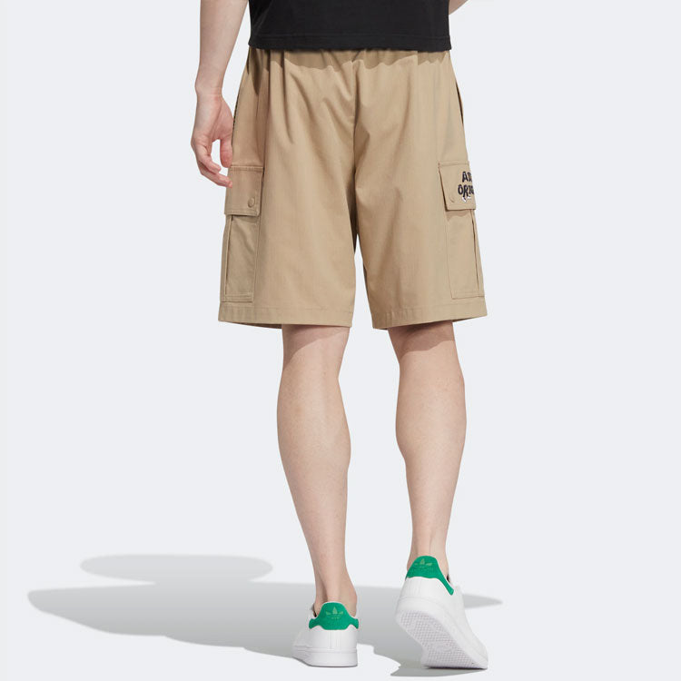 adidas originals x Charr Morita Crossover Logo Printing Straight Loose Shorts Br