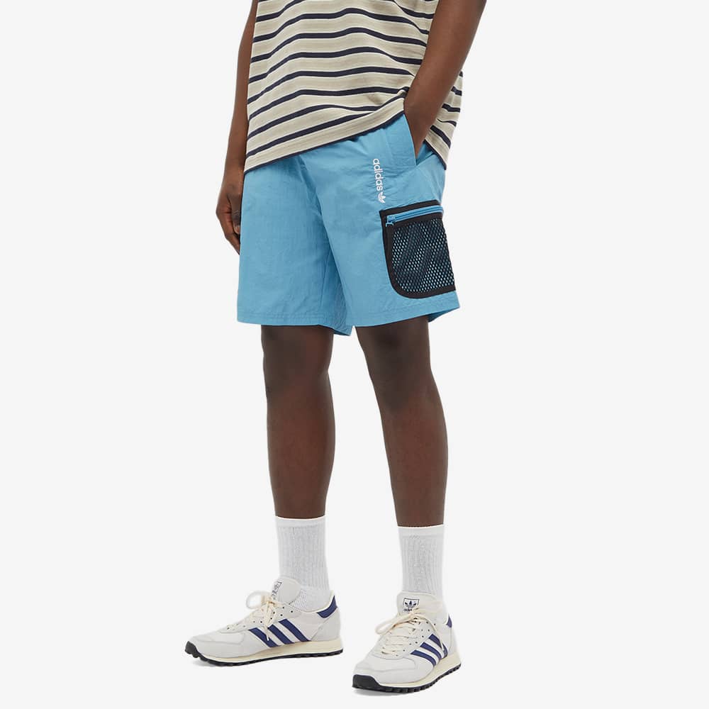 adidas originals Adv Wvn Shorts Multiple Pockets Outdoor Sports Blue GN2342