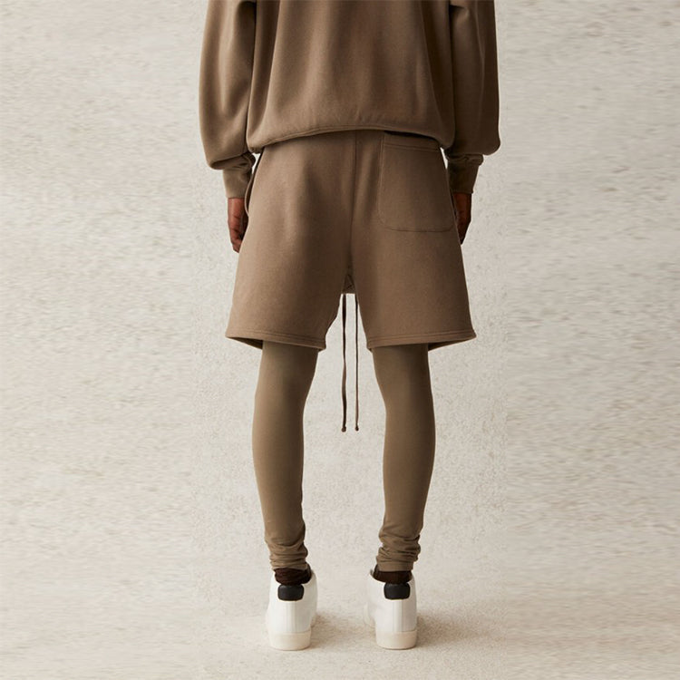 Image of Fear of God Essentials SS21 Sweatshort Taupe FOG-SS21-564