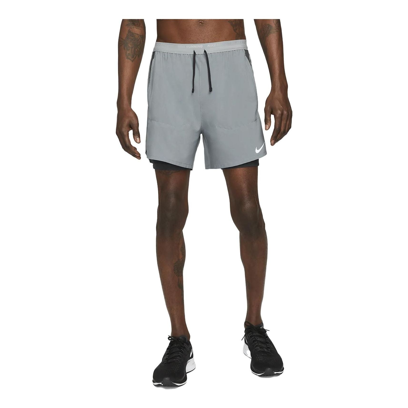 Nike Stride Dri-FIT Hybrid Running Shorts 'Sliver' DM4757-084