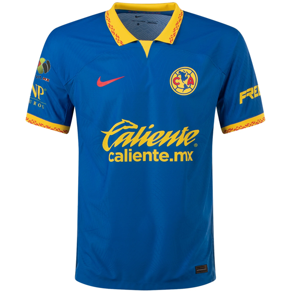 Image of قميص Nike Club America الأصلي Álvaro Fidalgo Match Away مع رقعة Liga MX 23