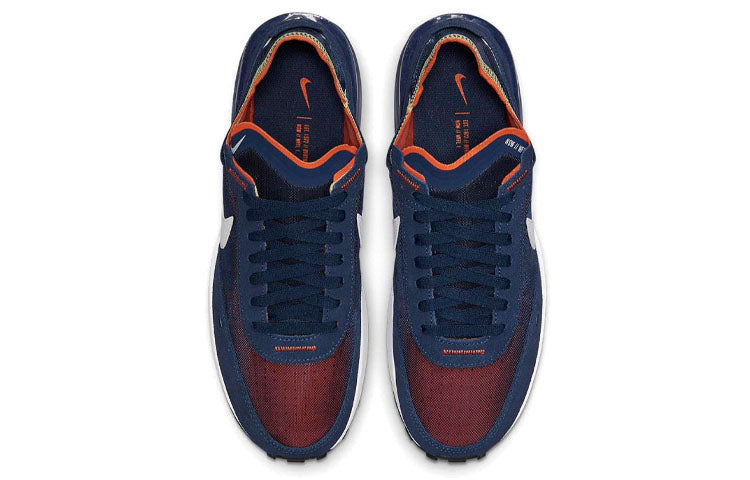 Image of Nike Waffle One 'Midnight Navy Orange Melon Tint' DA7995-401