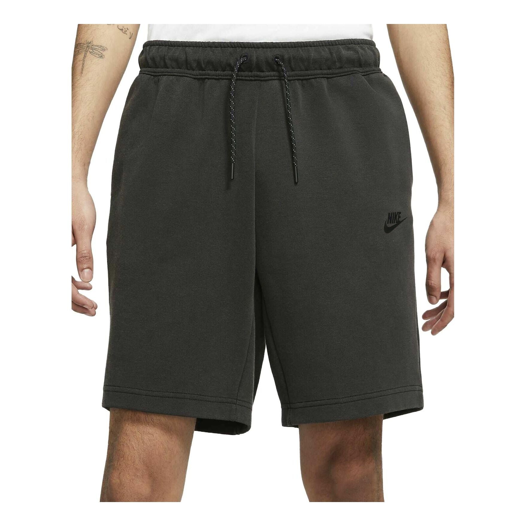 Image of Nike Sportswear Tech Fleece Washed Shorts 'Black' CZ9912-010