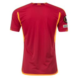 Image of adidas Roma-Heimtrikot mit Europa-League-Aufnähern 23/24 (Team Victory Red)