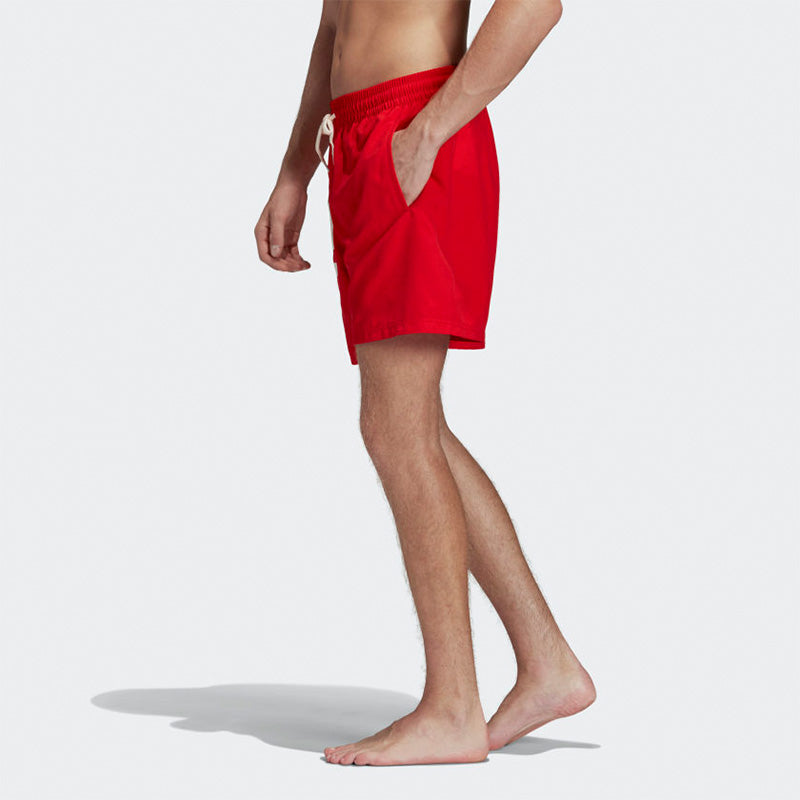 adidas Big Trefoil Swim Sports Shorts Pink Red FM9910