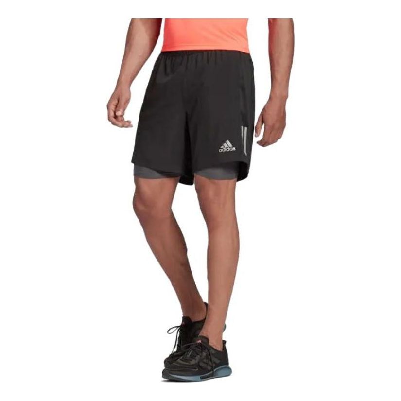 Image of adidas Own The Run Shorts 'Black' FS9809