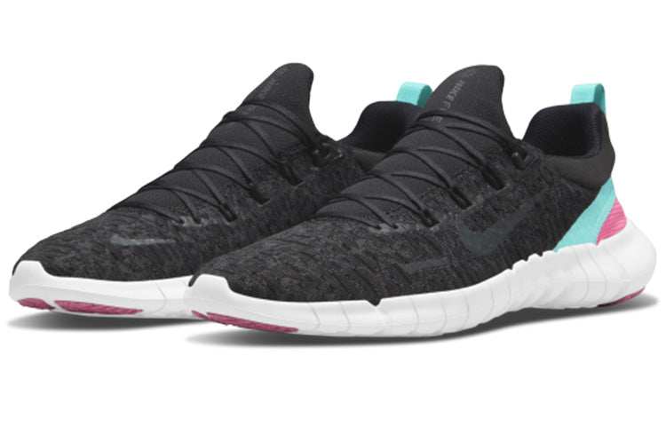 Image of Nike Free Run 5.0 'Black Dynamic Turquoise' CZ1884-005
