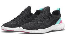 Image of Nike Free Run 5.0 'Black Dynamic Turquoise' CZ1884-005