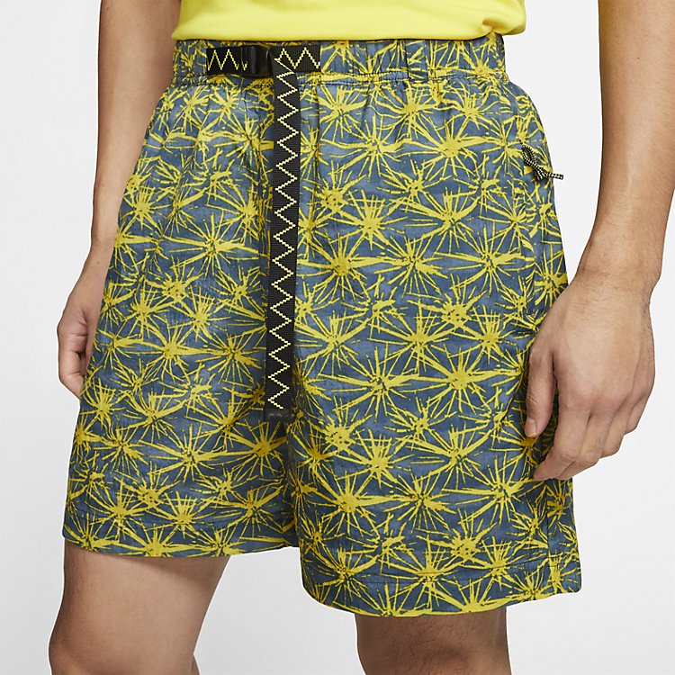 Image of Nike ACG AOP Woven Short 'Tour Yellow' CT2955-719