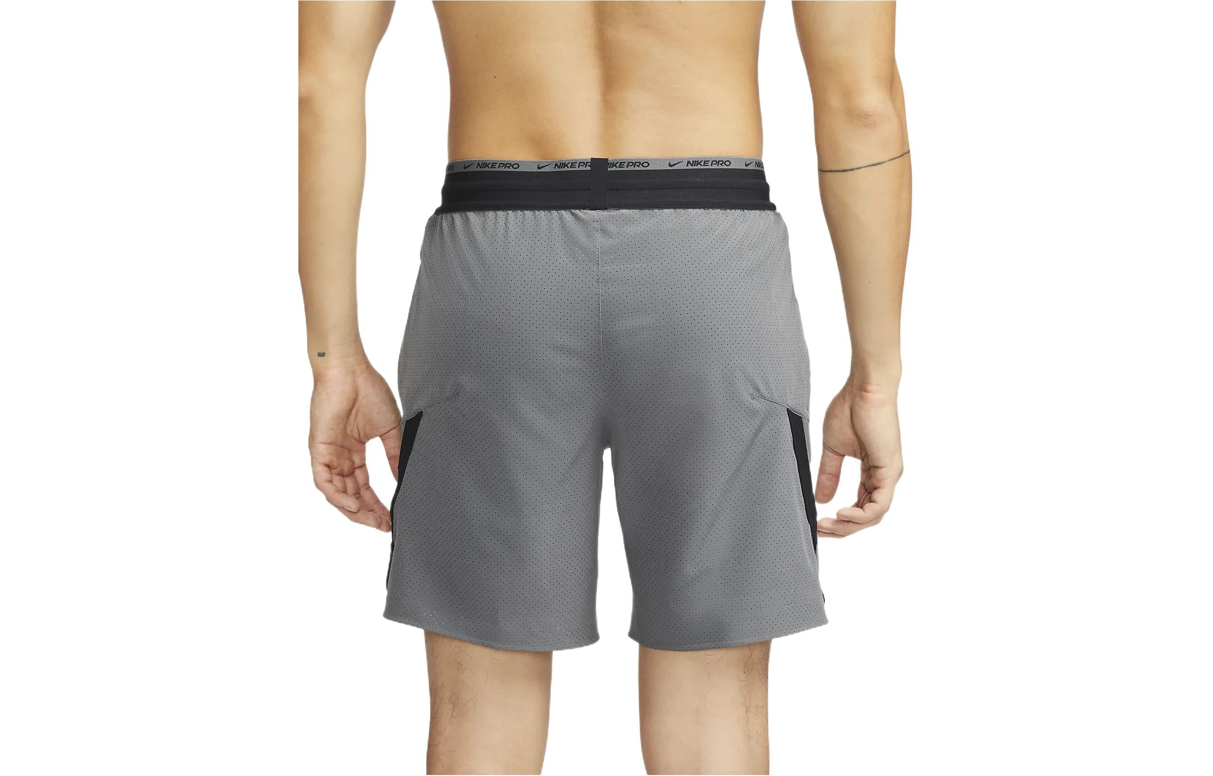Image of Nike Pro Dri-FIT Flex Rep Sports Training Shorts Gray DD1701-068
