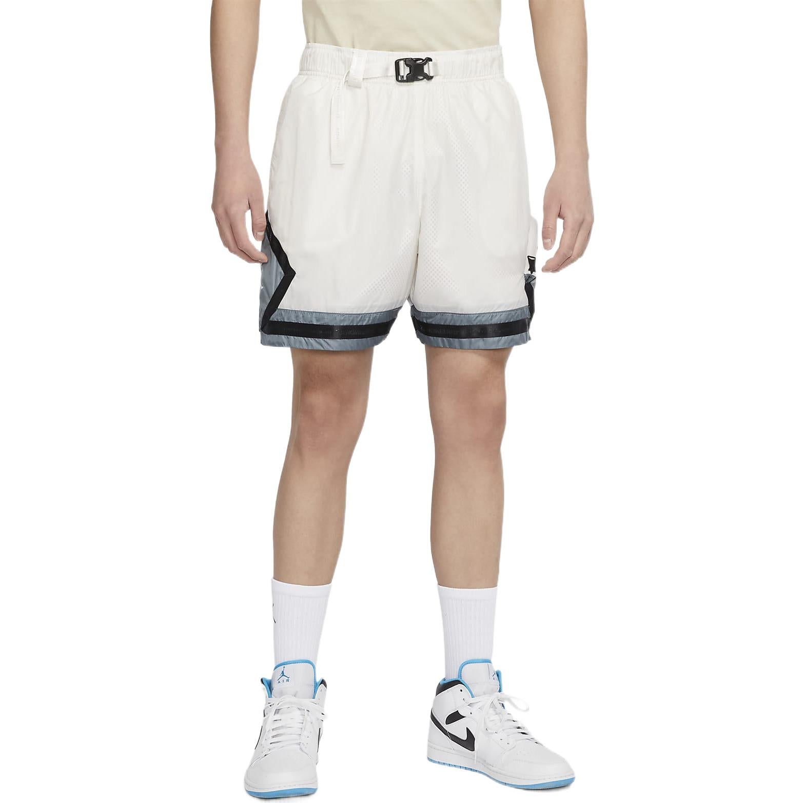 Image of Men's Air Jordan 23 Engineered Woven Sports Shorts Phantom White Gray DM1391-030