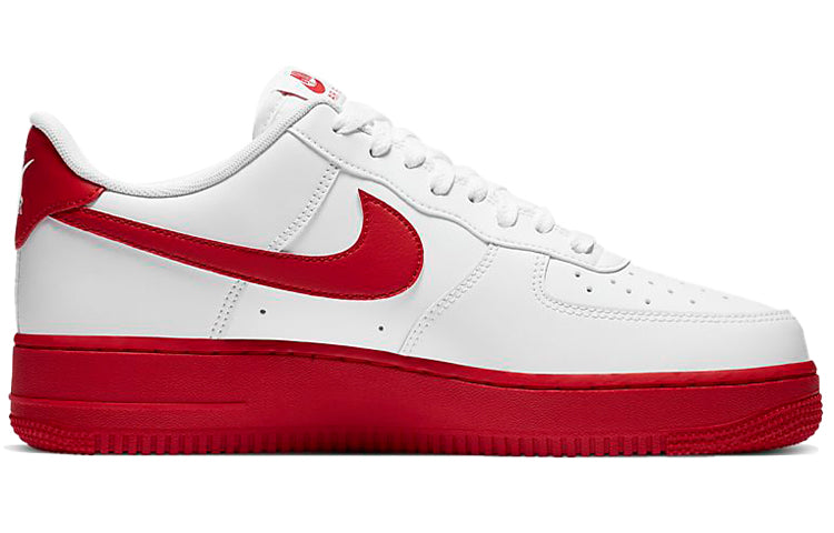 Image of Nike Air Force 1 Low 'White Red Sole' CK7663-102