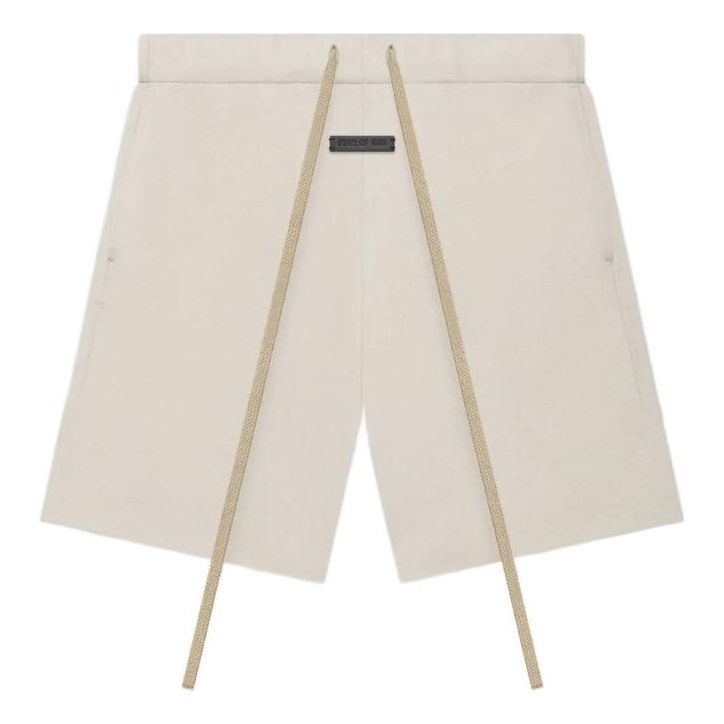 Fear of God Essentials FW22 Wool Cashmere Short Cement FOG-2212-0843