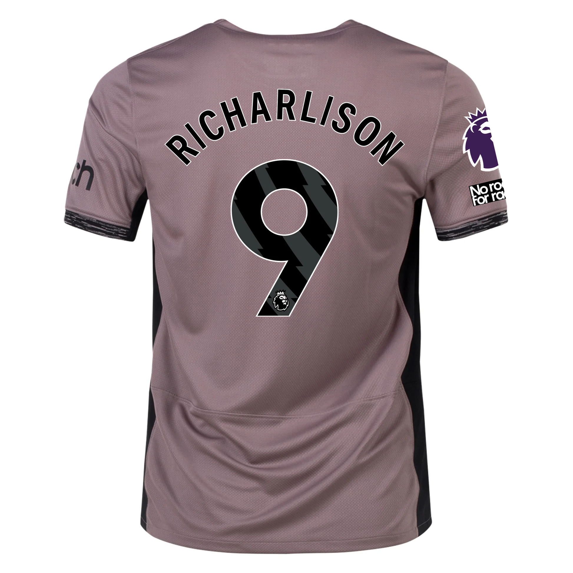 Nike Tottenham Richarlison Third Jersey w/ EPL + No Room For Racism Patches 23/2