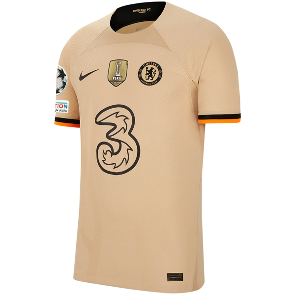 Image of Nike Chelsea Match Authentic Drittes Trikot mit Champions League + Club World Cup P