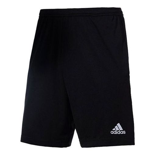 Men's adidas Ent22 Tr Sho Solid Color Logo Small Label Soccer/Football Sports Wo
