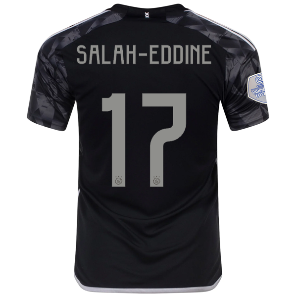 Image of adidas Ajax Anass Salah-Eddine Third Jersey w/ Eredivise League Patch 23/24 (Bla