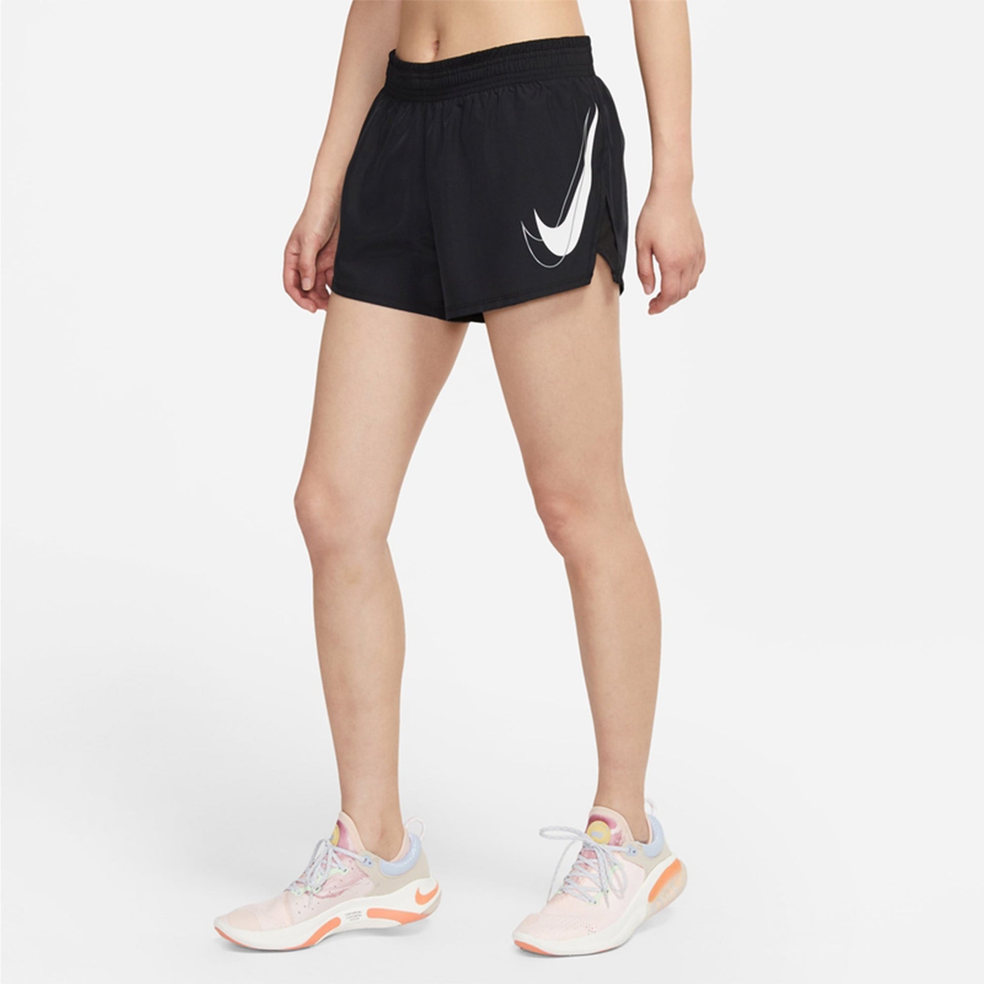 (WMNS) Nike AS W NK DF SWSH Run Short 'Black' DD4924-010