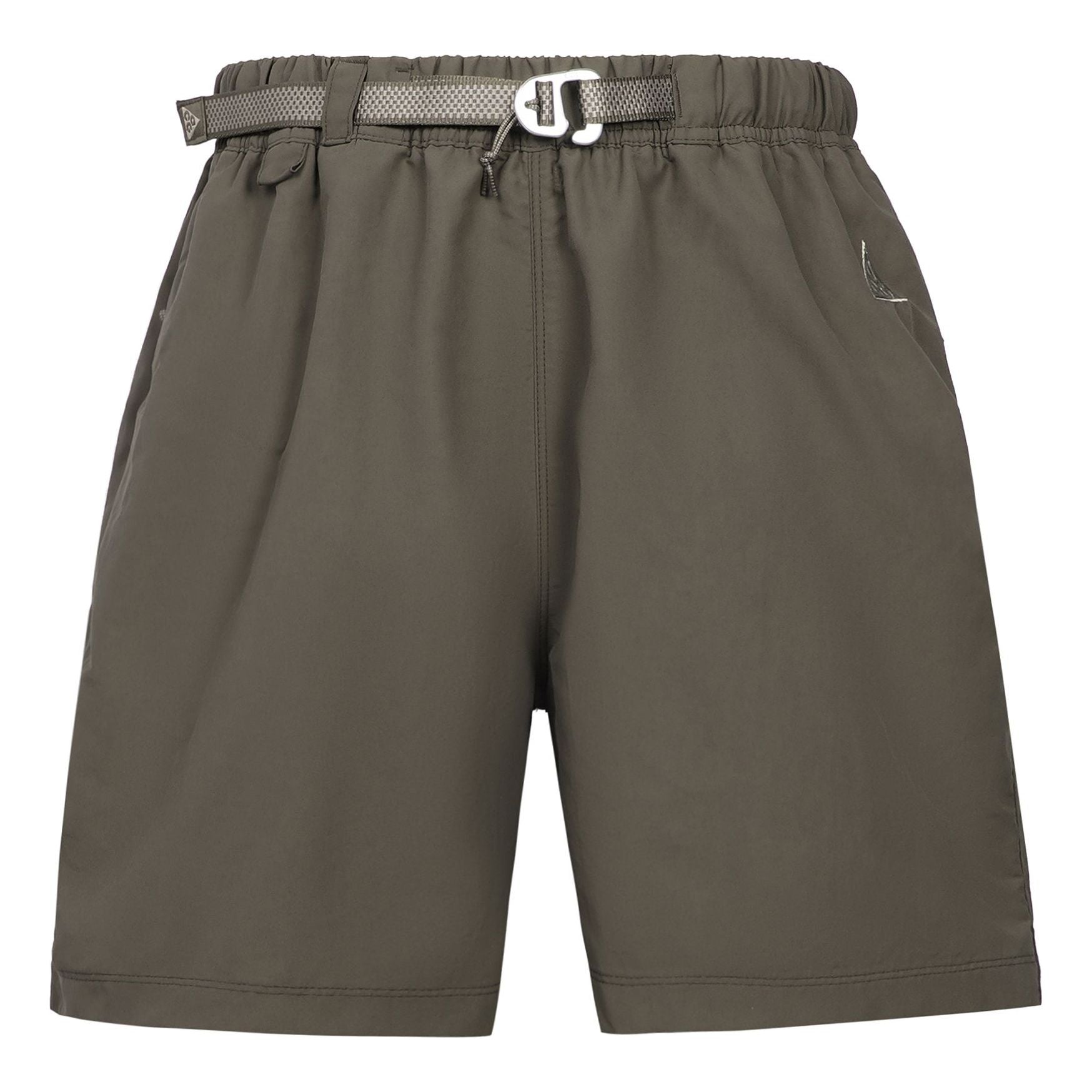 Image of Men's Nike ACG Series Solid Color Logo Cargo Casual Shorts Mineral Gray CZ6705-0