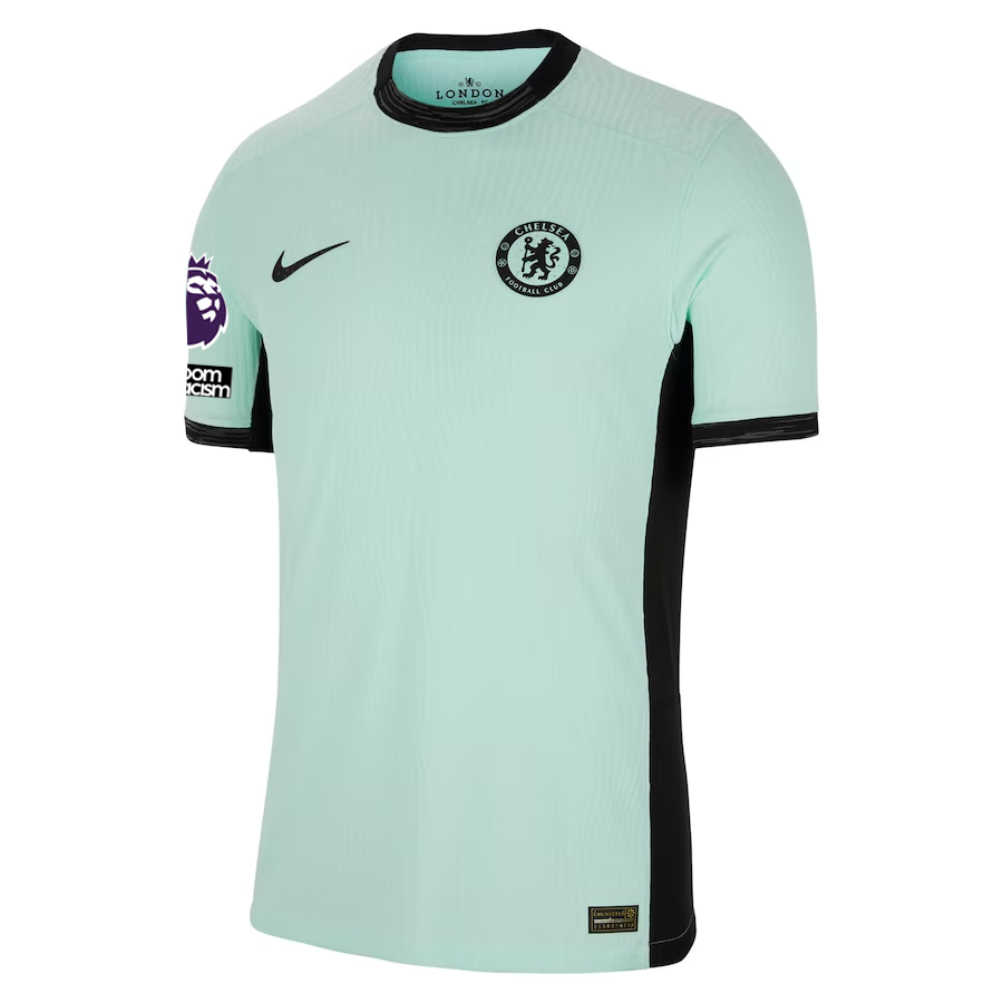 Nike Chelsea Authentic Thiago Silva Match Vaporknit Third Jersey w/ EPL + No Roo