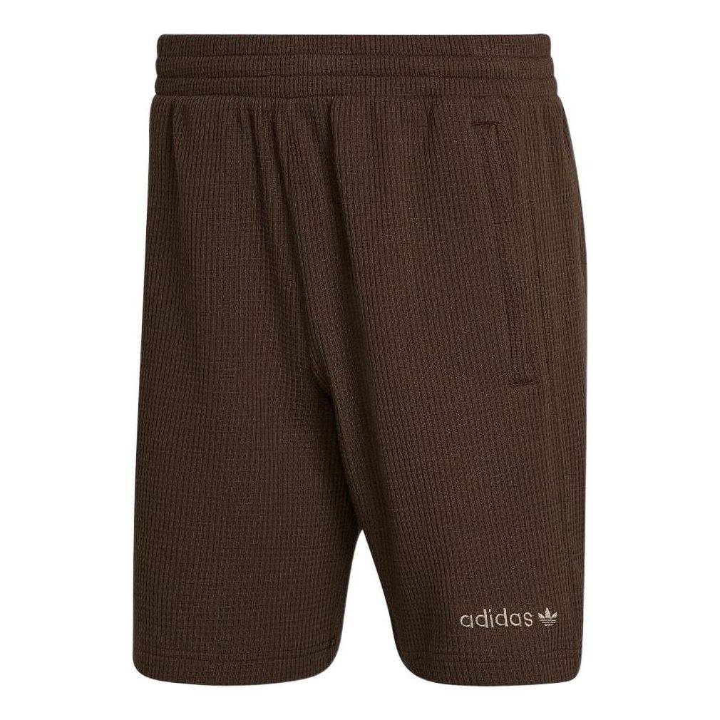 Herren adidas Printing Straight Shorts Braun HP0422