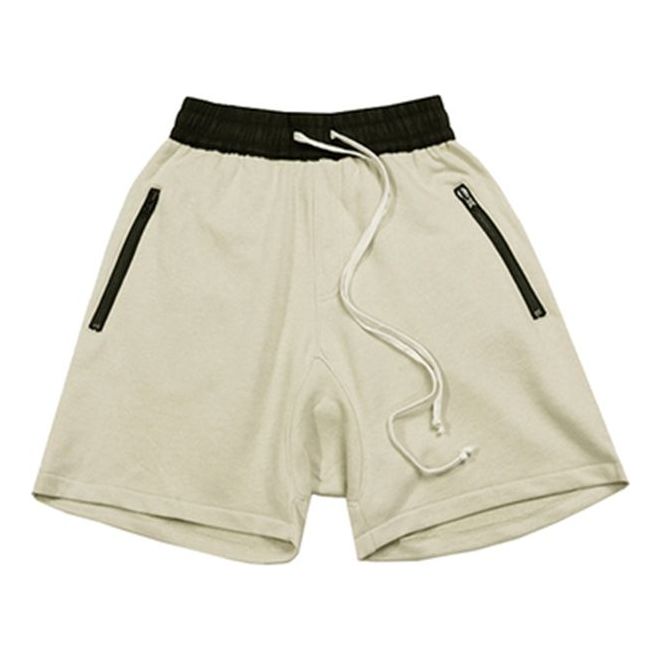 Image of Fear of God Essentials Drawstring Shorts Silver Grey FOGPALL-LG-01