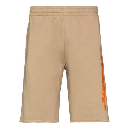 Image of OFF-WHITE x Browns 50 Crossover Embroidered Logo Loose Sports Shorts Ordinary Ve