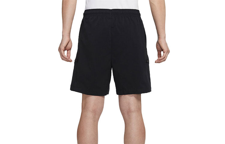 Image of Men's Air Jordan 23 Solid Color Casual Sports Shorts Black DQ8086-010