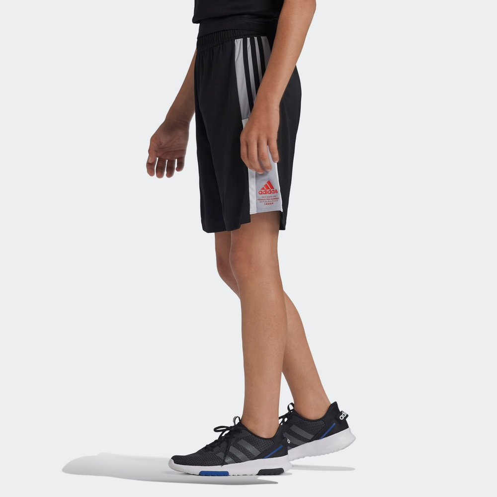 (GS) adidas Bold Aeroready Shorts 'Black Glory Grey' GE0556