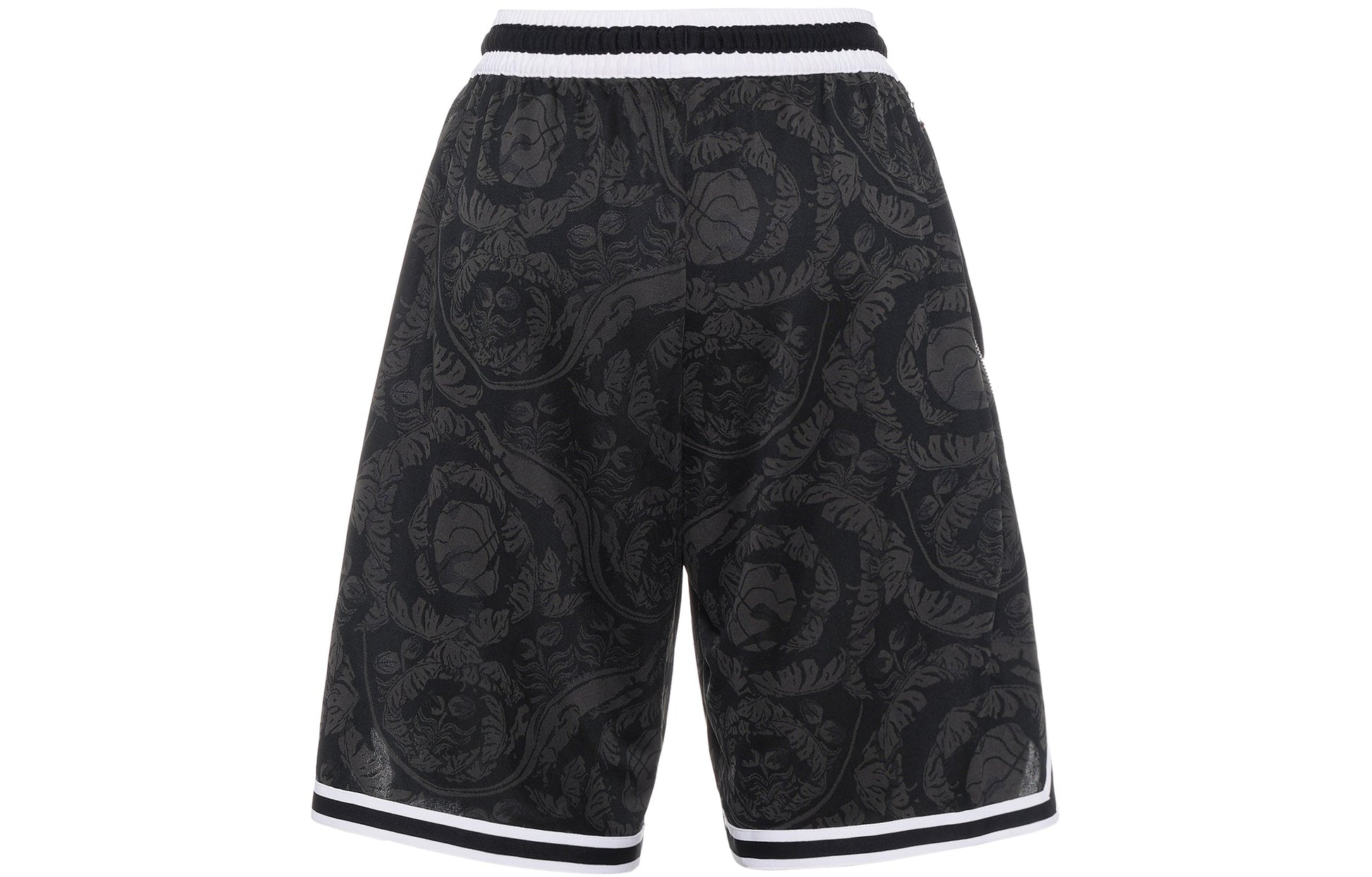 Men's Nike Flowers Full Print Casual Sports Shorts Gray CV1905-011