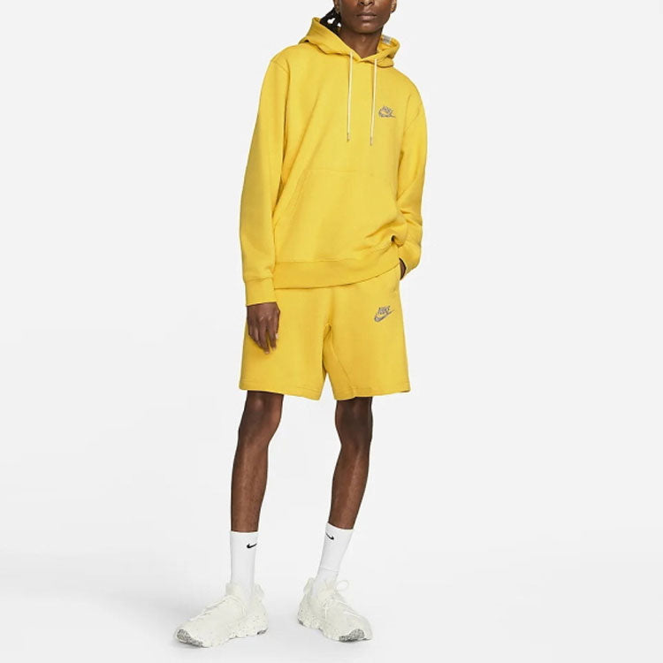 Men's Nike Solid Color Casual Sports Shorts Yellow DM5636-709