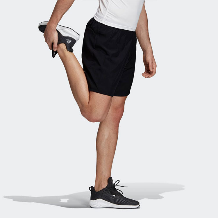 Image of adidas Run It Short Quick Dry Running Sports Shorts Black FS9808