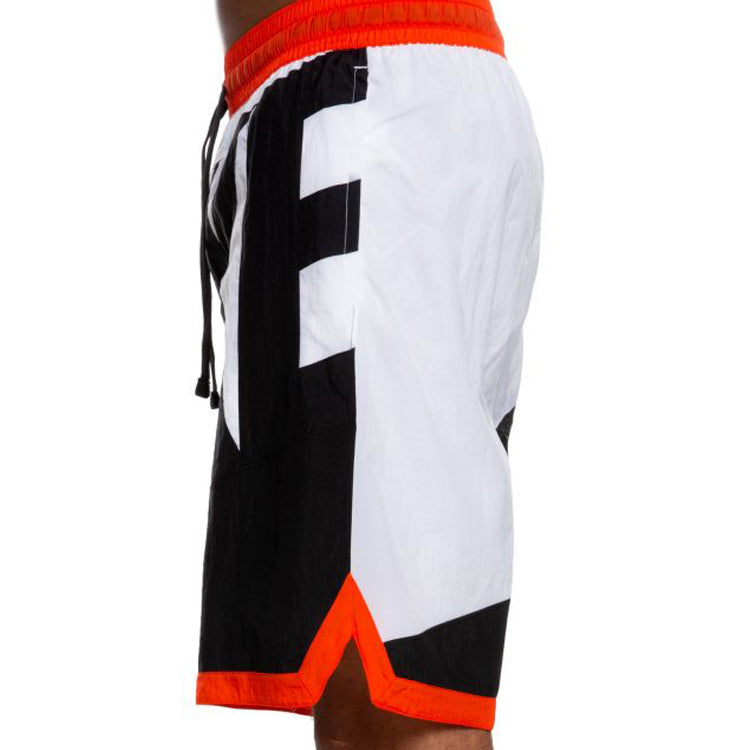 Image of Nike NK Dry Short Throwback logo 'Black White Red' AT3165-101