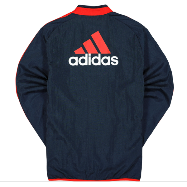 adidas Bayern Munich Icon Woven Jacket 21/22 (Night Navy/Active Red)